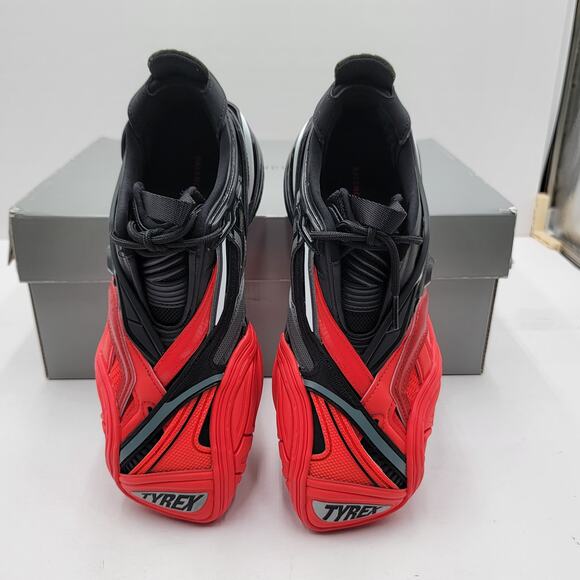 Balenciaga Tyrex Low Black Red Women's Size 7 Sneakers - Picture 5 of 11